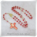 6mm Beads Rosary/Beads Rosary/Wholesale Catholic Rosary Necklace/Catholic Rosary with Centerpiece (IO-cr401)